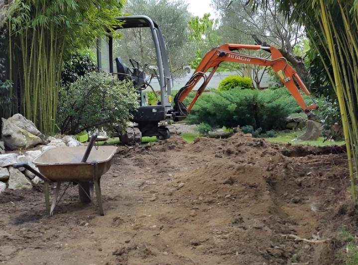 Terrassement Muret
